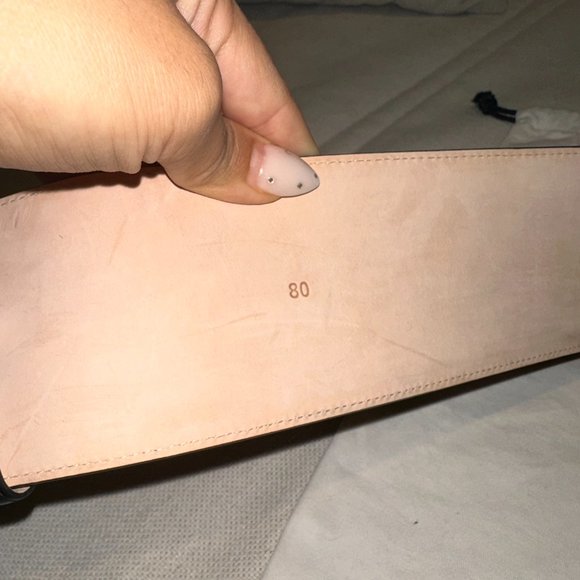 BALMAIN - Monogram-pattern wide belt - Picture 4 of 8